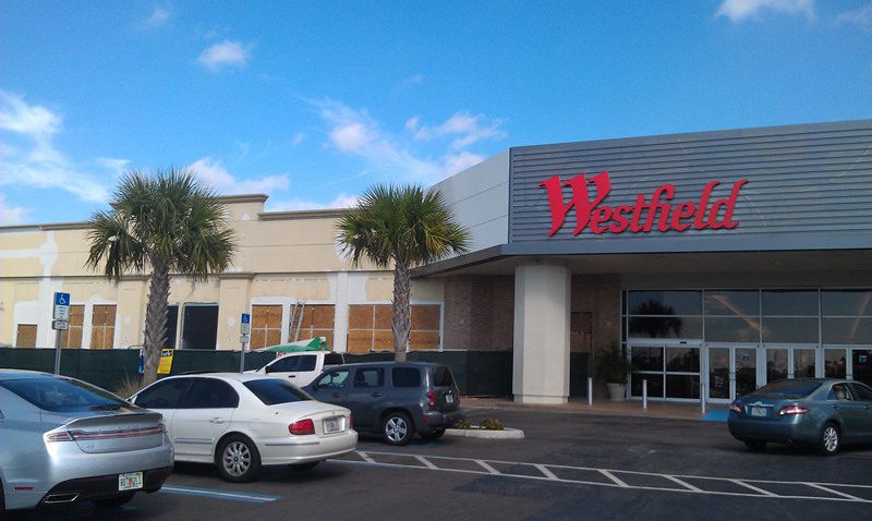 Tampa commercial exterior painting | Westfield Mall