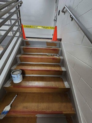 Interior Painting of Tampa Stairs 1